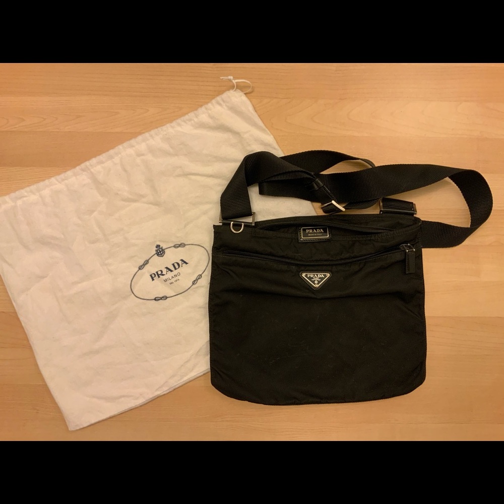 Prada Crossbody NylonMessenger Bag *Price is Nego*